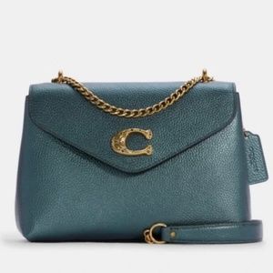 Coach Green Shoulder Bag